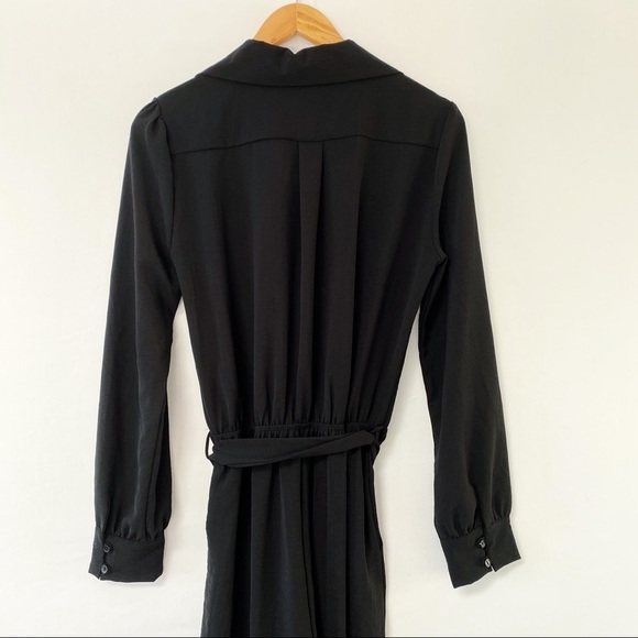 Fraiche By J Utility Long Sleeve Jumpsuit In Black - Picture 8 of 9